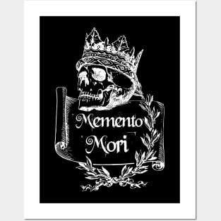 Memento Mori Skull Scroll Posters and Art